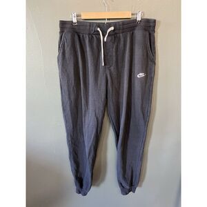 Nike Sportswear Womens Black Jogger Sweatpants Pullon Size 3XL w/ Drawstring